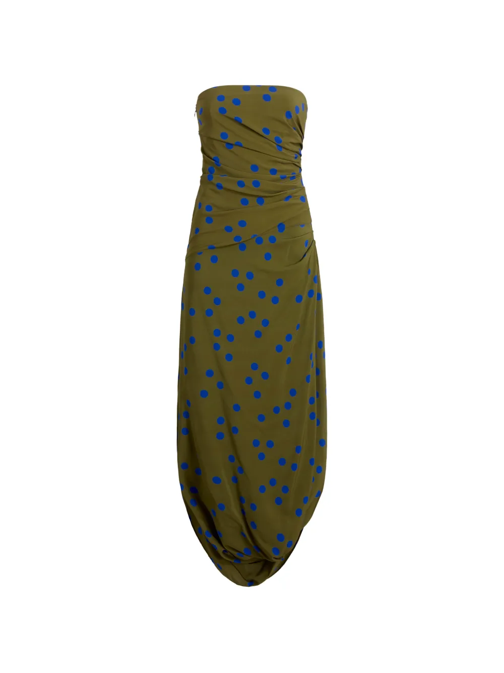 Proenza Schouler Nayara dress in printed dot stretch viscose - Grün