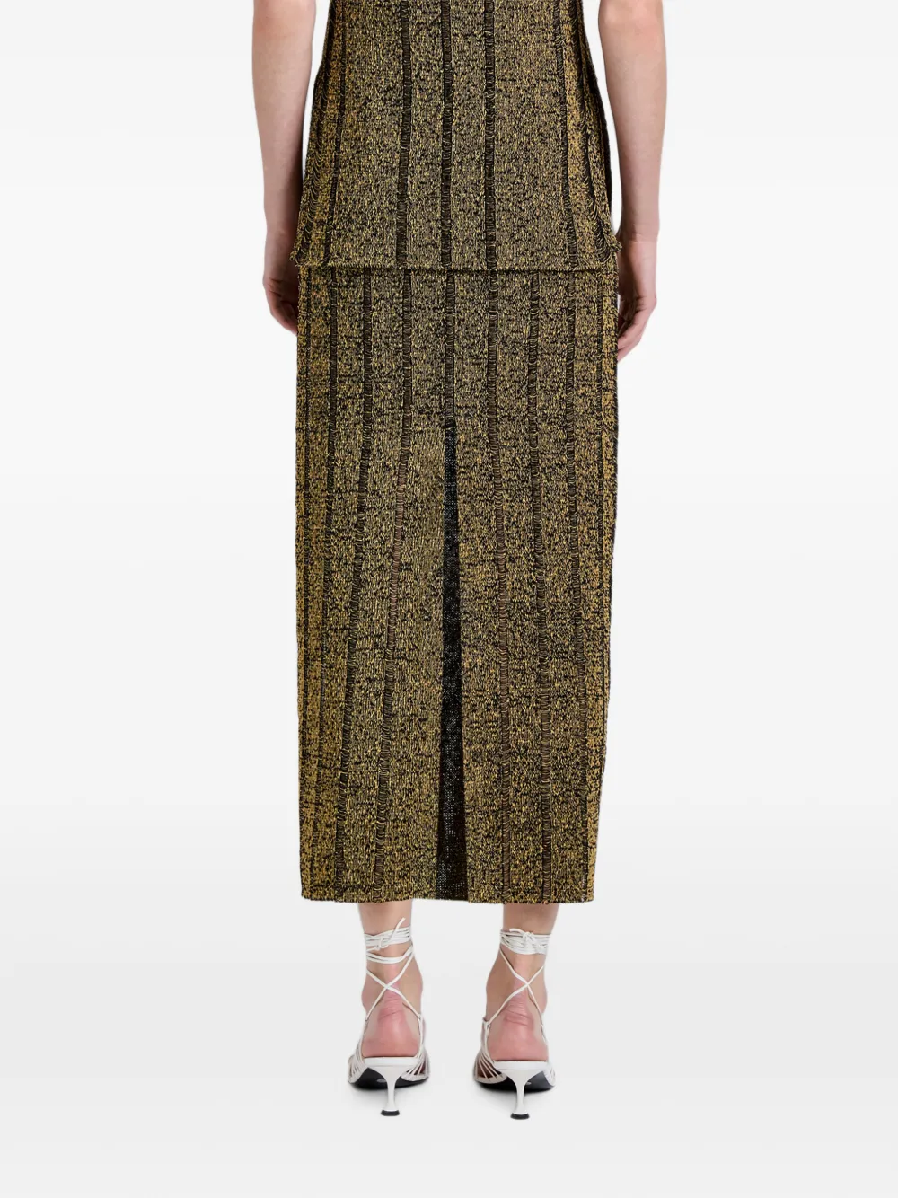 Proenza Schouler Maelle tweed rok Goud