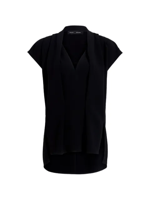 Proenza Schouler Ranli top in matte double crepe