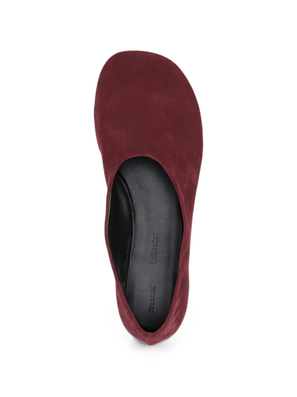 Proenza Schouler Glove slippers in kid suede Rood