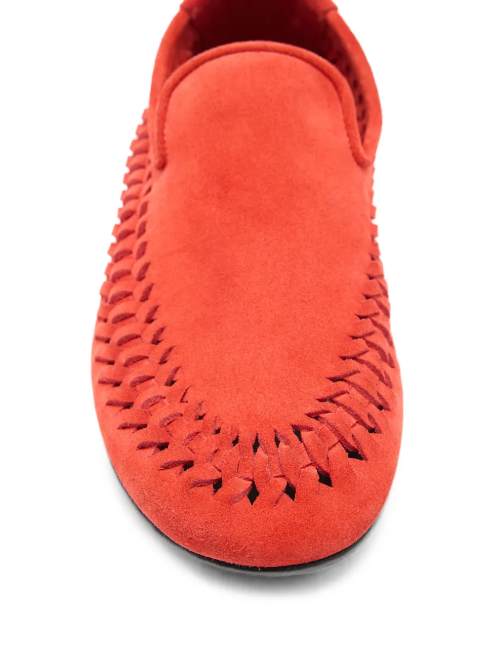 Proenza Schouler Whip loafers in calf suede Rood
