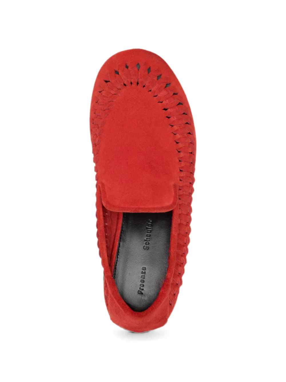 Proenza Schouler Whip loafers in calf suede Rood