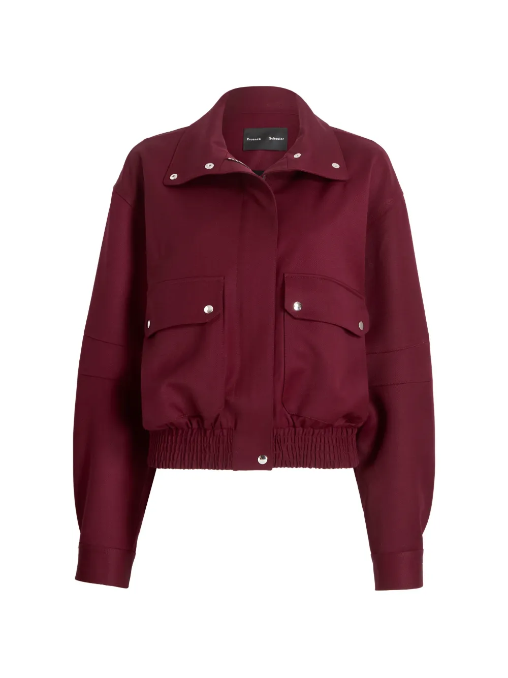 Proenza Schouler Aviva jacket in wool gabardine - Rosso