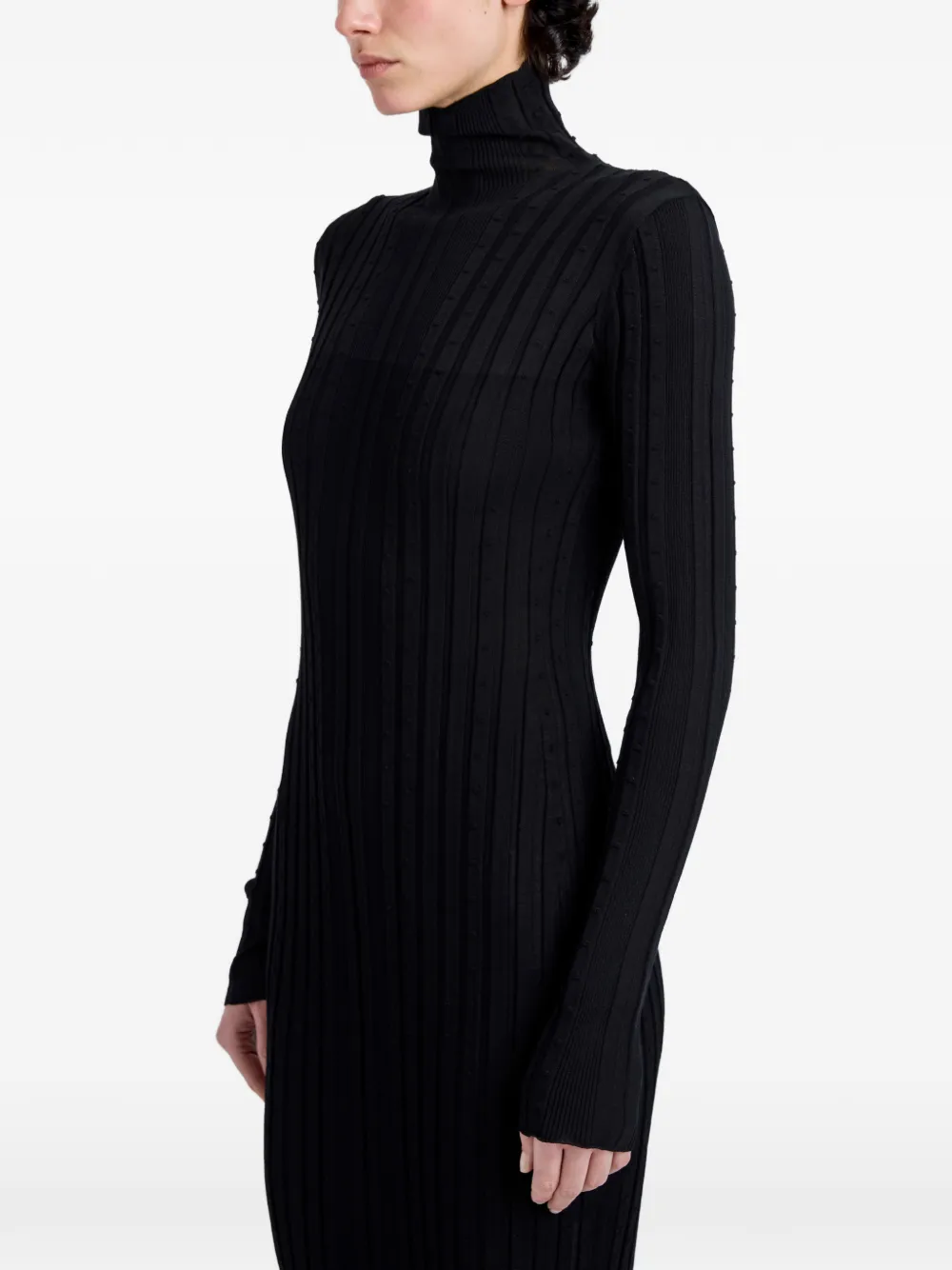 Proenza Schouler Monet gebreide jurk Zwart