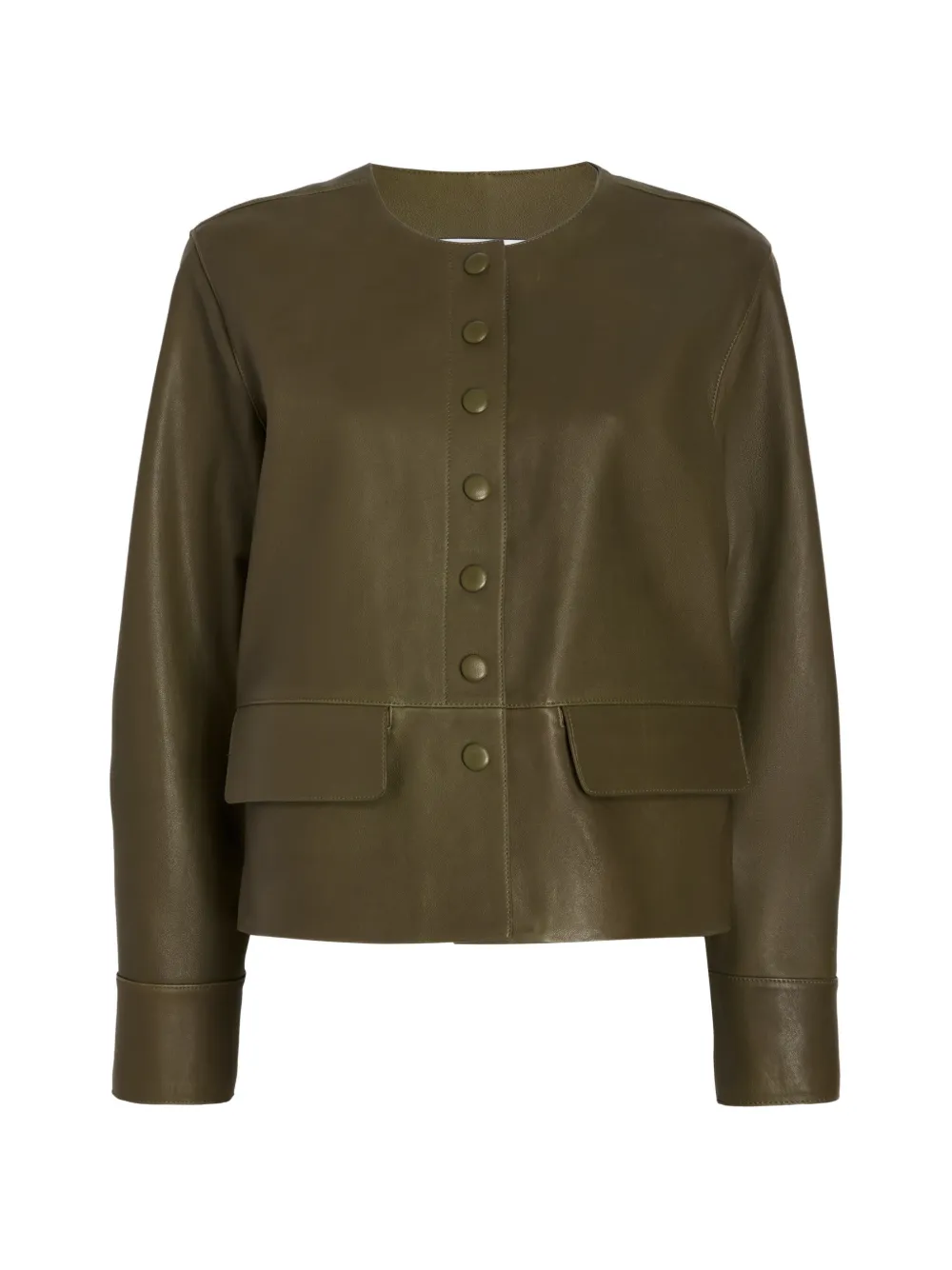 Proenza Schouler White Label Giacca Robin in pelle - Verde
