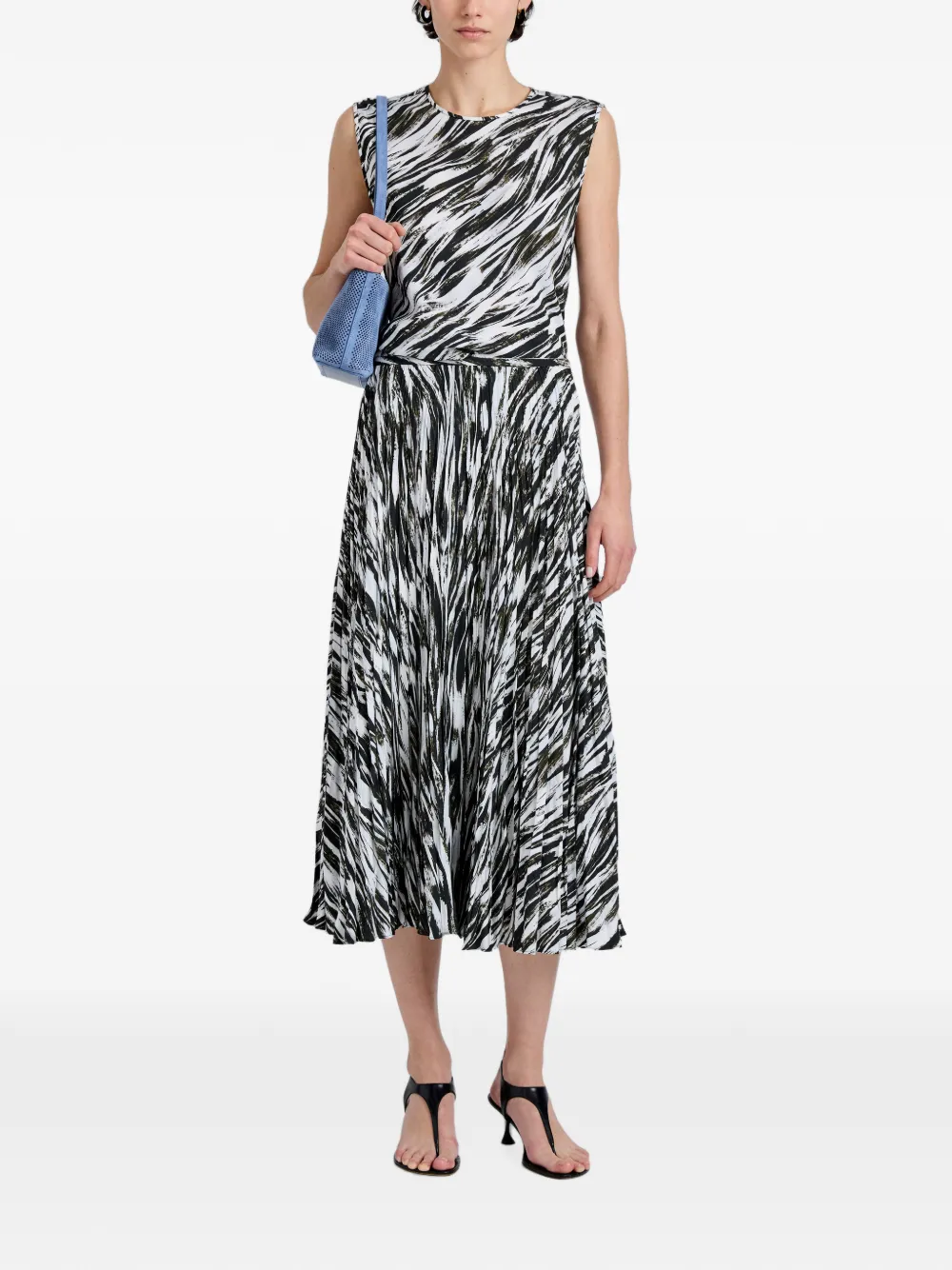 Proenza Schouler White Label Runa twill rok met print Wit