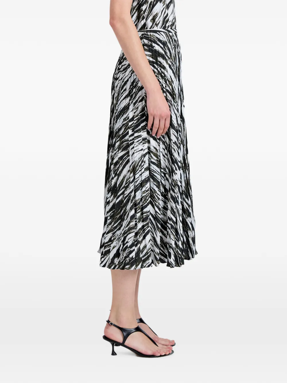 Proenza Schouler White Label Runa twill rok met print Wit