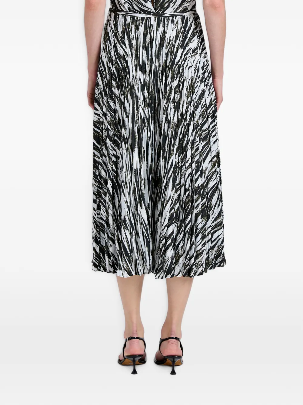 Proenza Schouler White Label Runa twill rok met print Wit