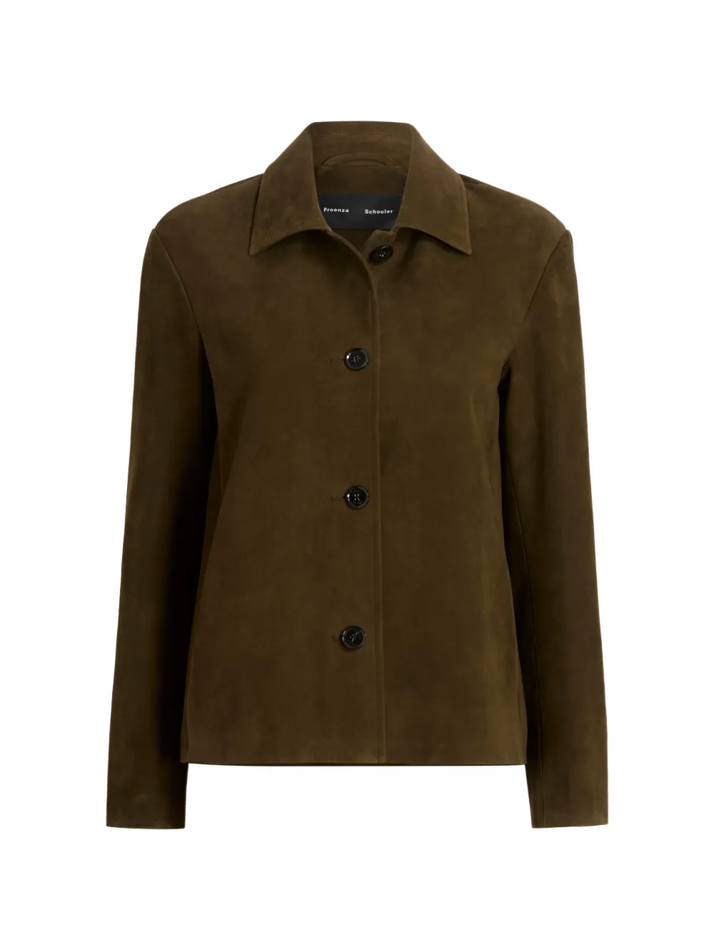 Proenza Schouler Irine suede jacket - Marrone