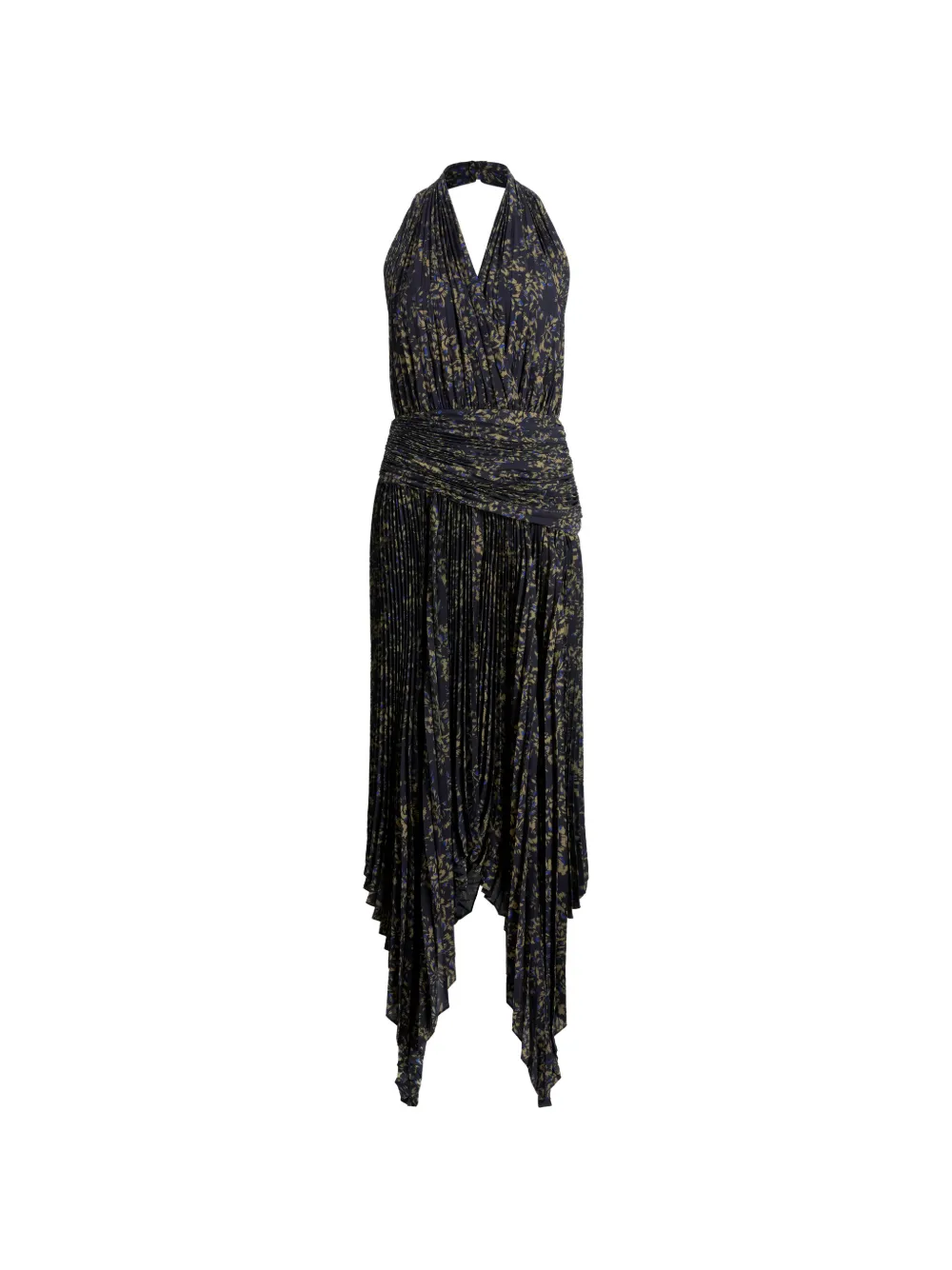 Proenza Schouler Paulina dress in pleated georgette - Schwarz