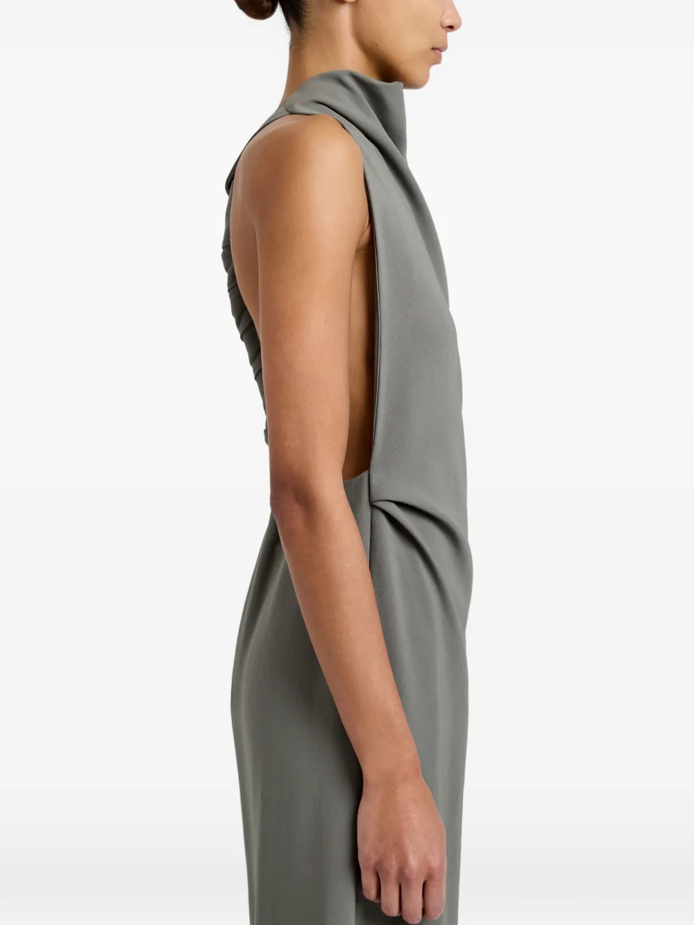 Proenza Schouler Selena jurk van matte dubbele crêpe Groen