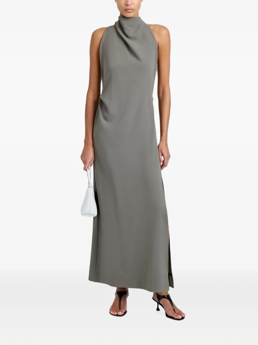 Proenza Schouler Selena jurk van matte dubbele crêpe Groen