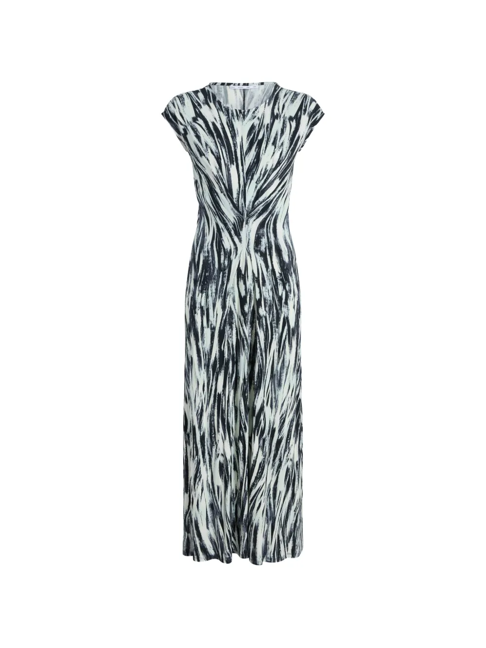 Proenza Schouler White Label Miranda dress in printed jersey - Blu