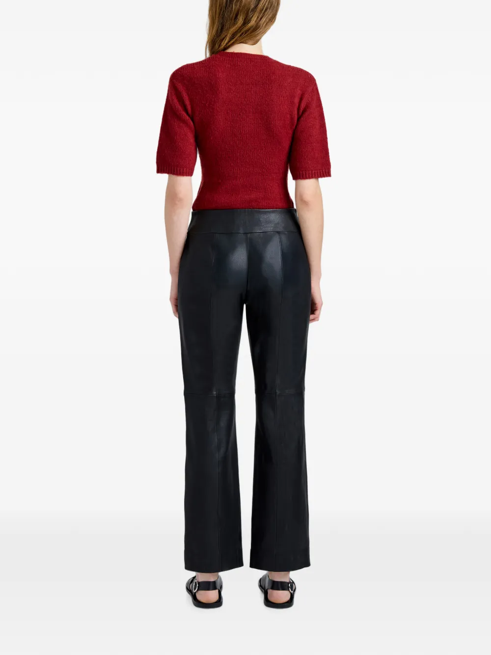 Proenza Schouler White Label Dana gestreepte trui Rood