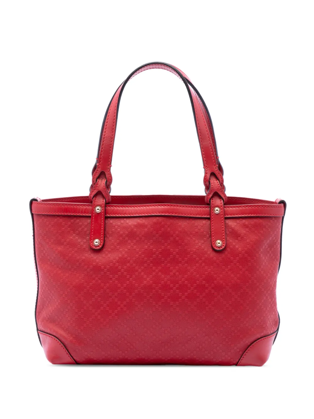 Gucci Pre-Owned 2016-2026 Small Diamante Leather Craft tote bag - Rosso