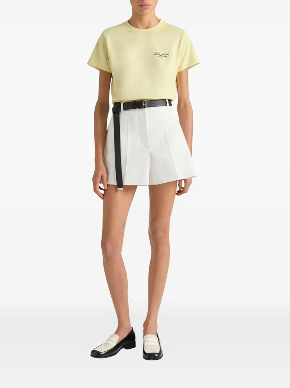  Givenchy Camiseta Con Estampado Givenchy Stamp - Amarillo 
