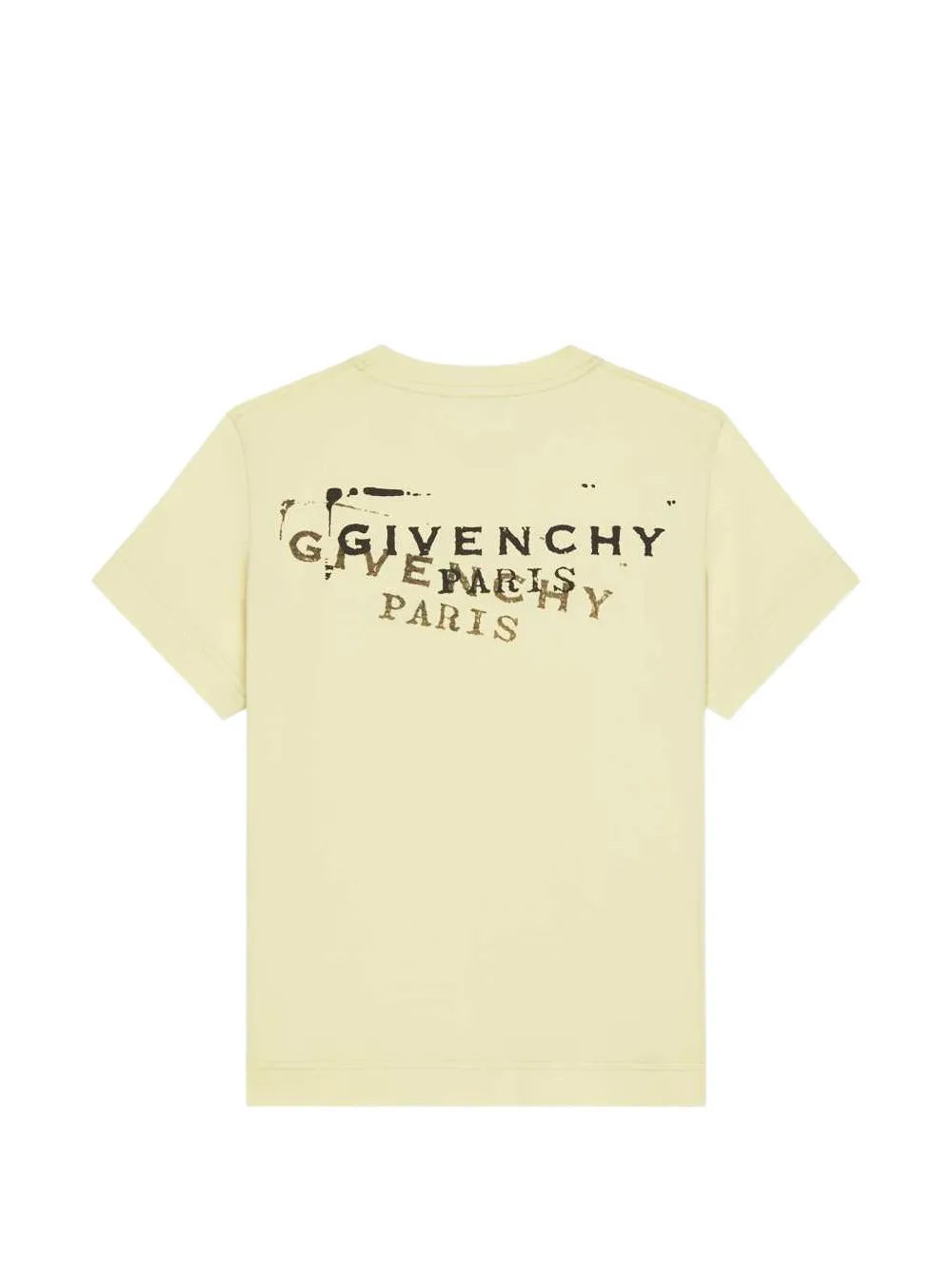  Givenchy Camiseta Con Estampado Givenchy Stamp - Amarillo 