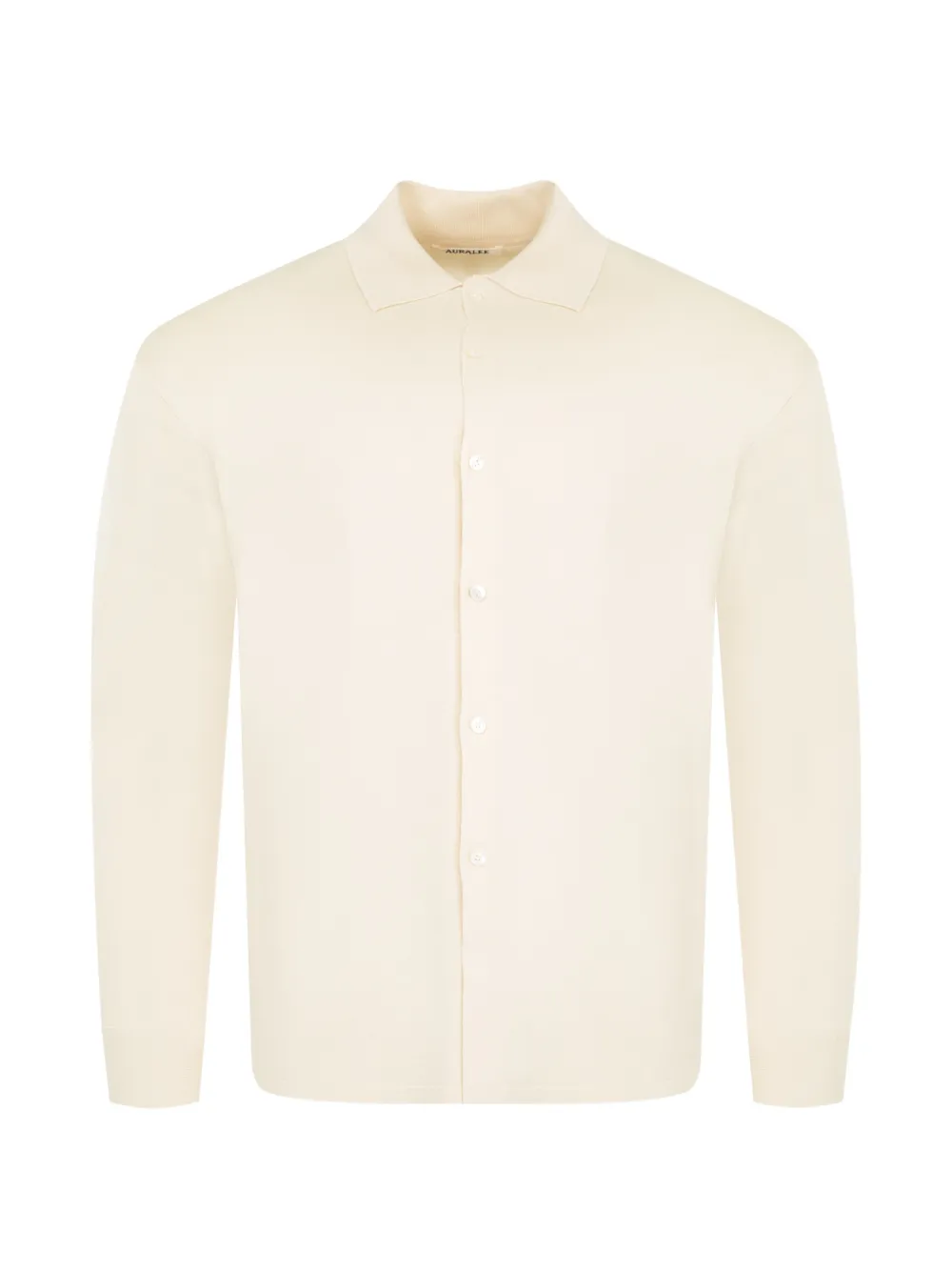 Auralee high-gauge silk cardigan - Bianco