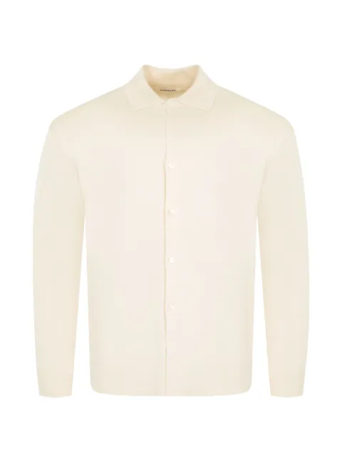Auralee high-gauge silk cardigan