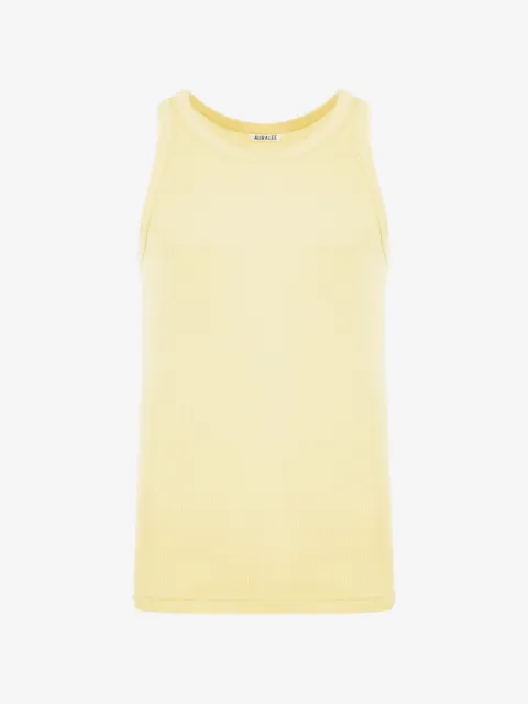 Auralee ribbed-knit tank top