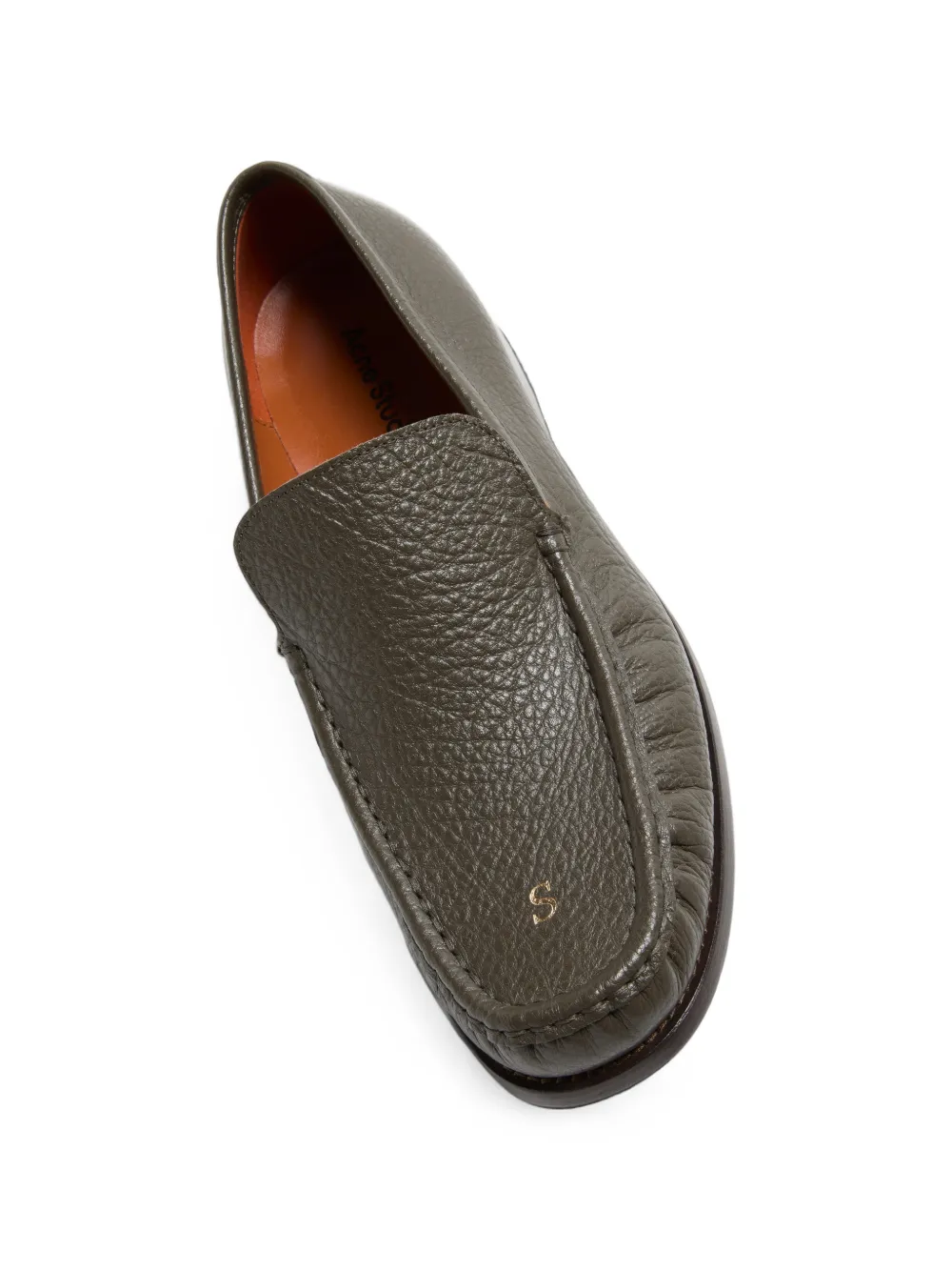 Acne Studios Leren loafers Groen