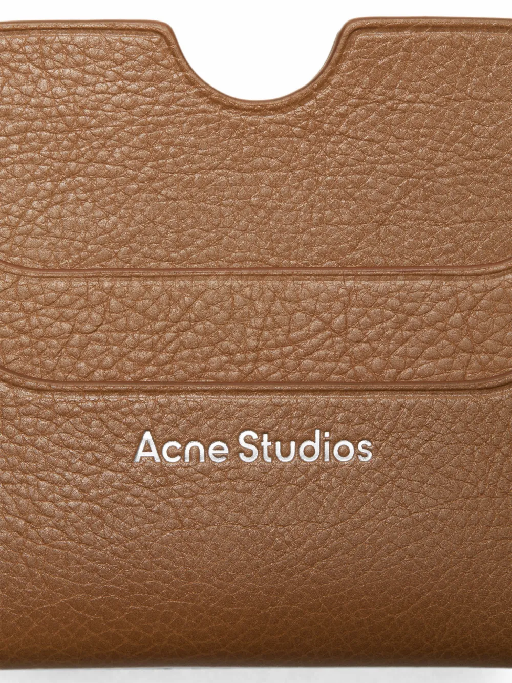 Acne Studios Leren pasjeshouder Bruin