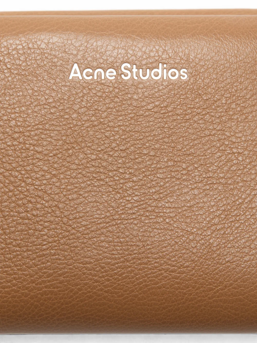 Acne Studios Portemonnee met logo-print Bruin