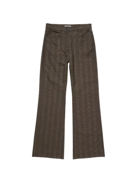 Acne Studios tailored wool check trousers