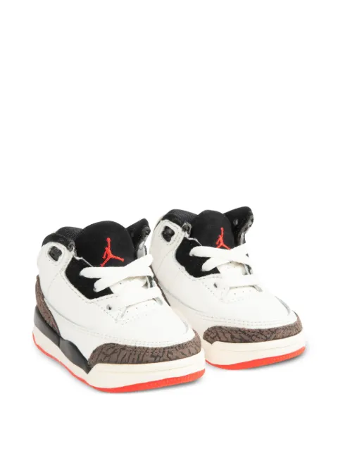 Nike Kids 조던 3 레트로 엘리펀트 프린트 스니커즈