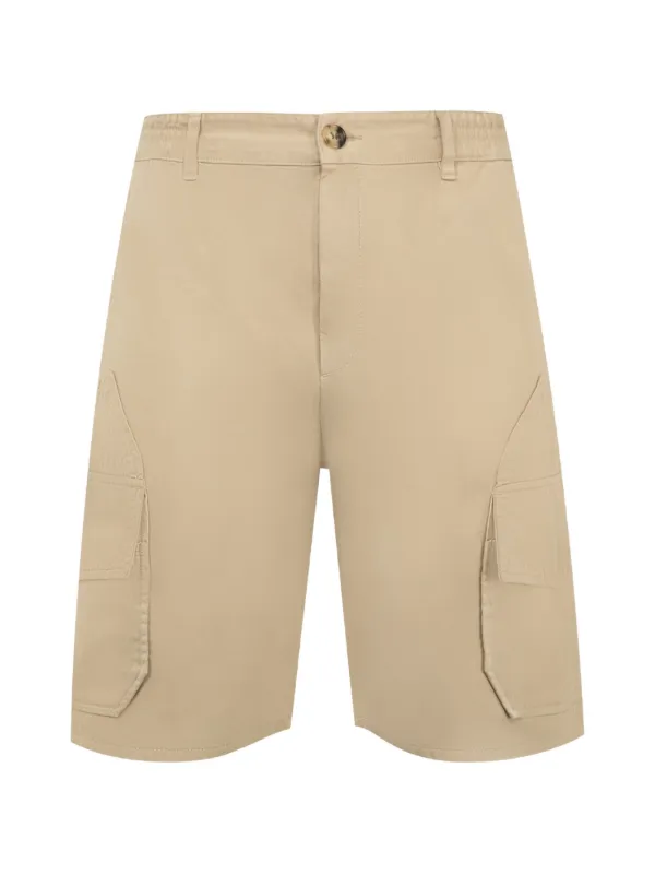 Loewe Cargo Shorts in Cotton in Neutrals