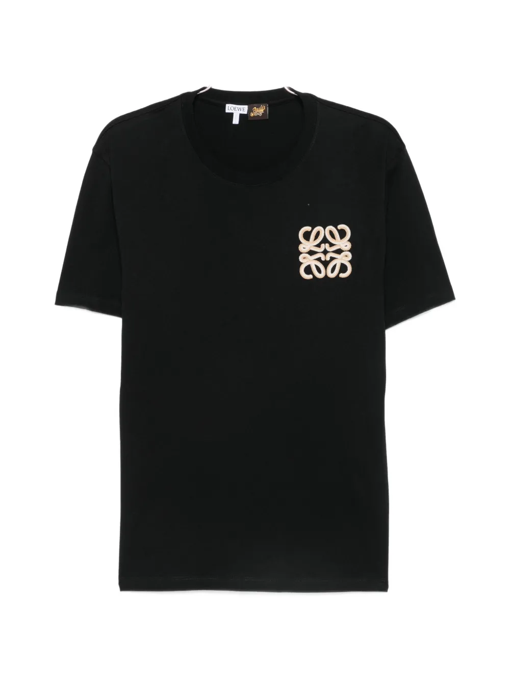 LOEWE x Paula's Ibiza anagram-embroidered T-shirt - Nero