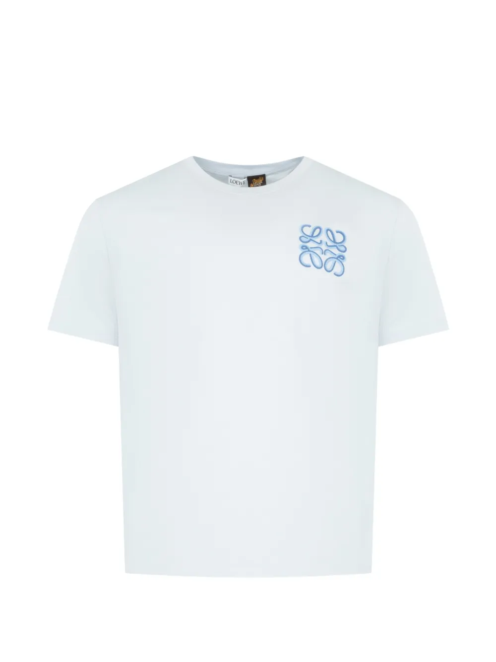 LOEWE Anagram-embroidered relaxed-fit T-shirt - Bianco