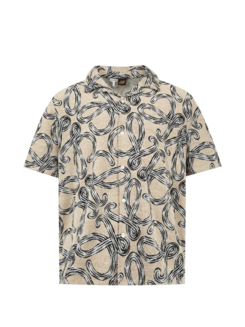 LOEWE Anagram-pattern short-sleeve shirt