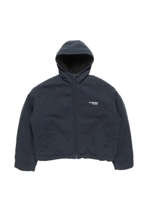 Acne Studios logo-print hooded jacket
