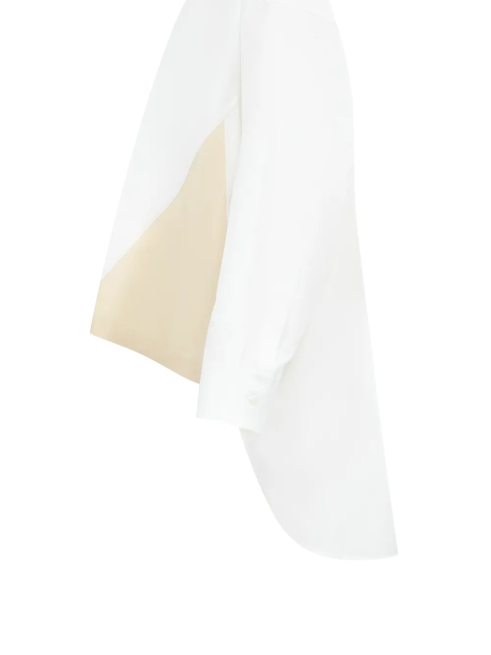  Loewe Camisa Con Paneles En Contraste - Blanco 