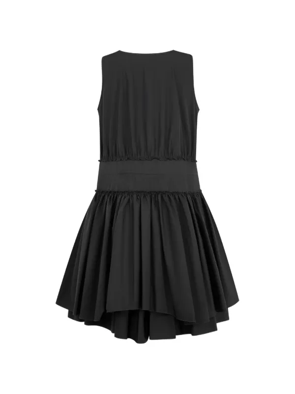 black drawstring mini dress LOEWE | Bust 40 Style_Sweetheart a fun night w Color:TIE DYE RED