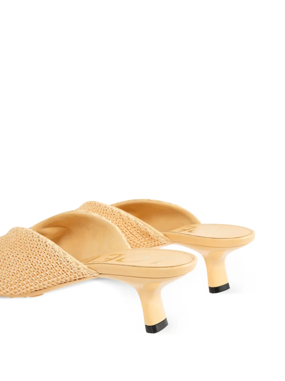 LOEWE raffia-effect sandals Beige