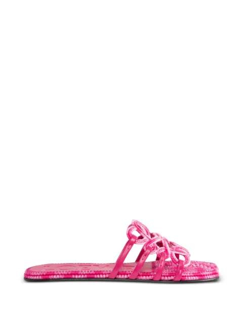 LOEWE Petal Anagram embroidered sandals