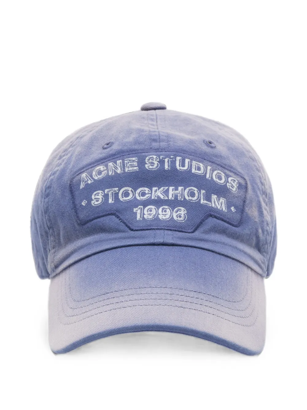 Acne Studios logo-patch baseball cap | Blue | Image 1