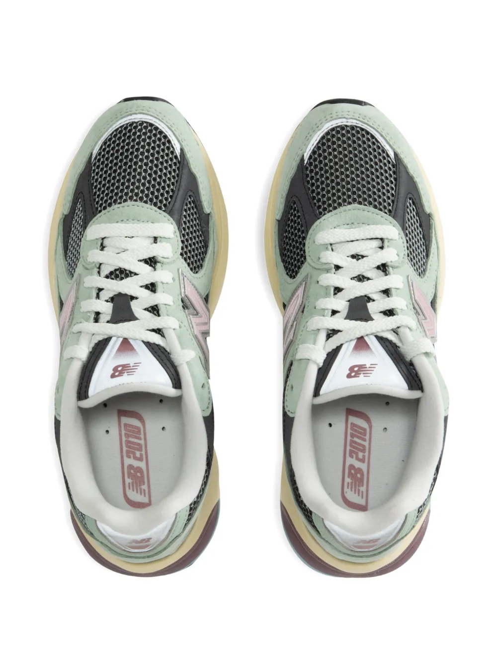 New Balance 2010 panelled mesh sneakers Groen