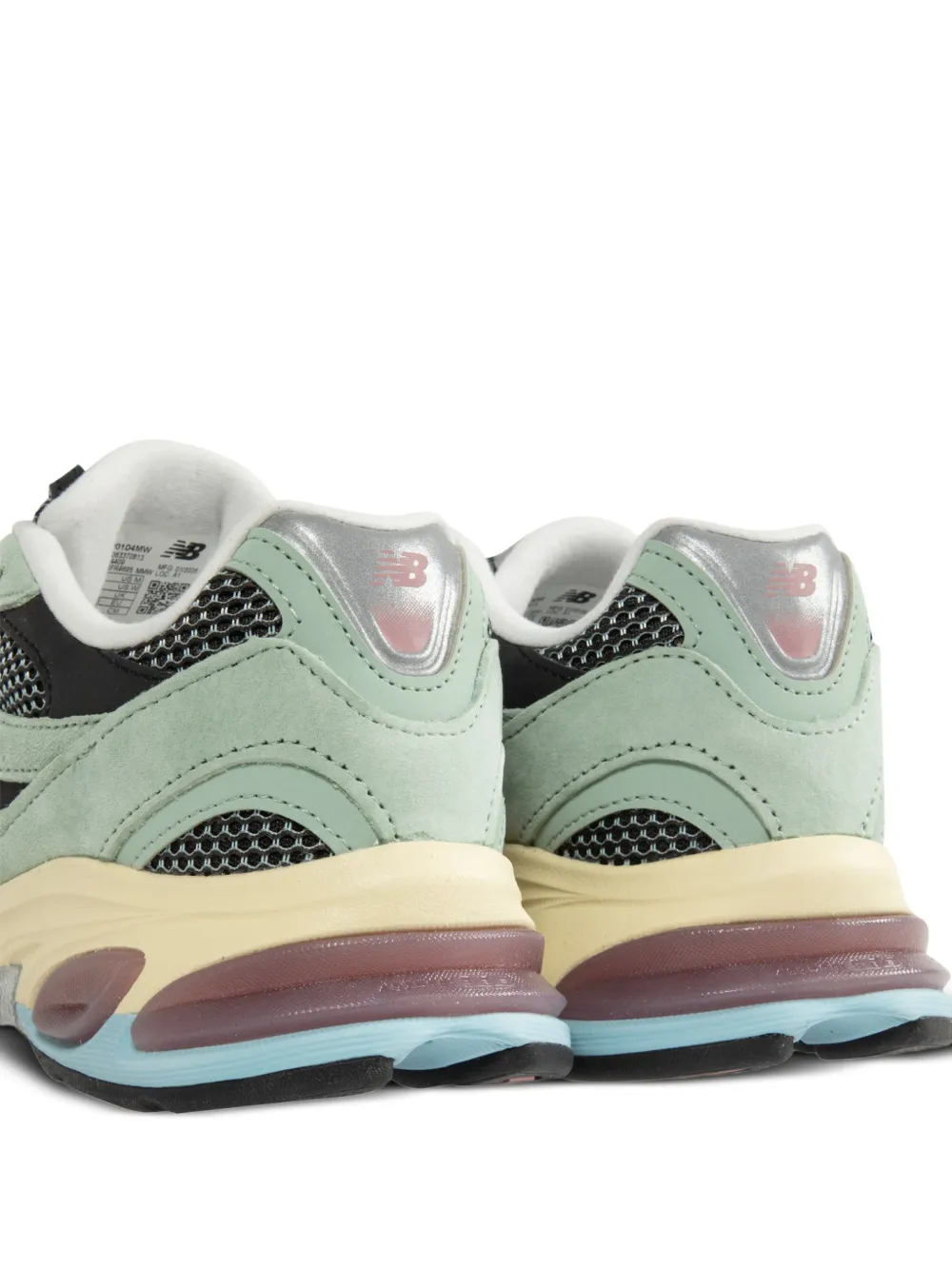 New Balance 2010 panelled mesh sneakers Groen
