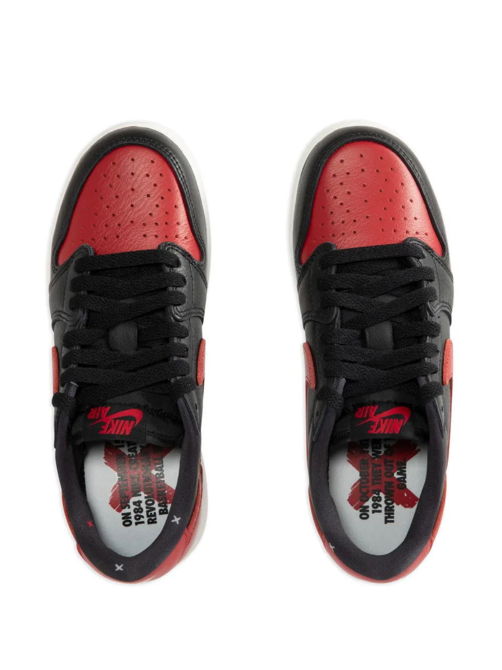 Nike Kids Air Jordan 1 Retro Low OG Banned sneakers Zwart