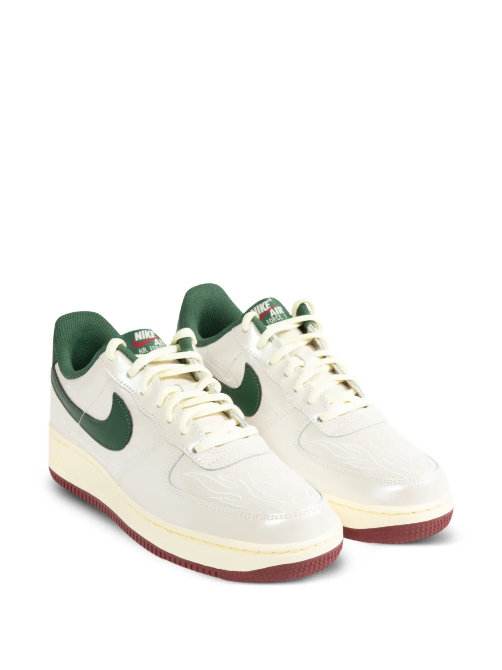 Nike Air Force 1 '07 LV8 flame-embroidered sneakers Wit