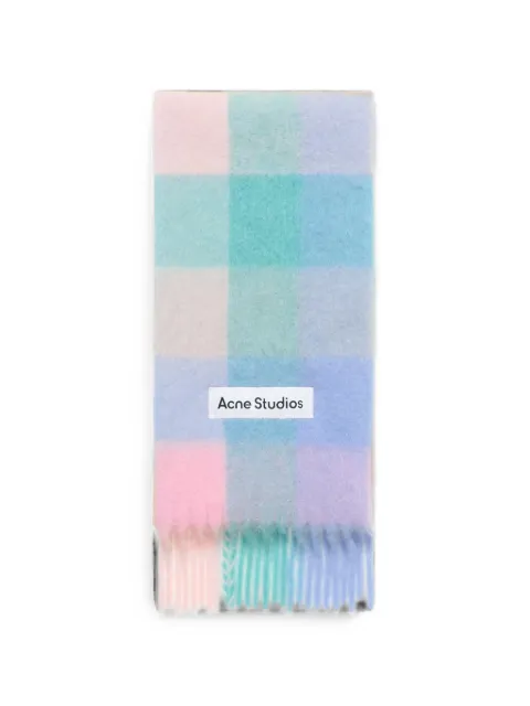 Acne Studios mohair check scarf