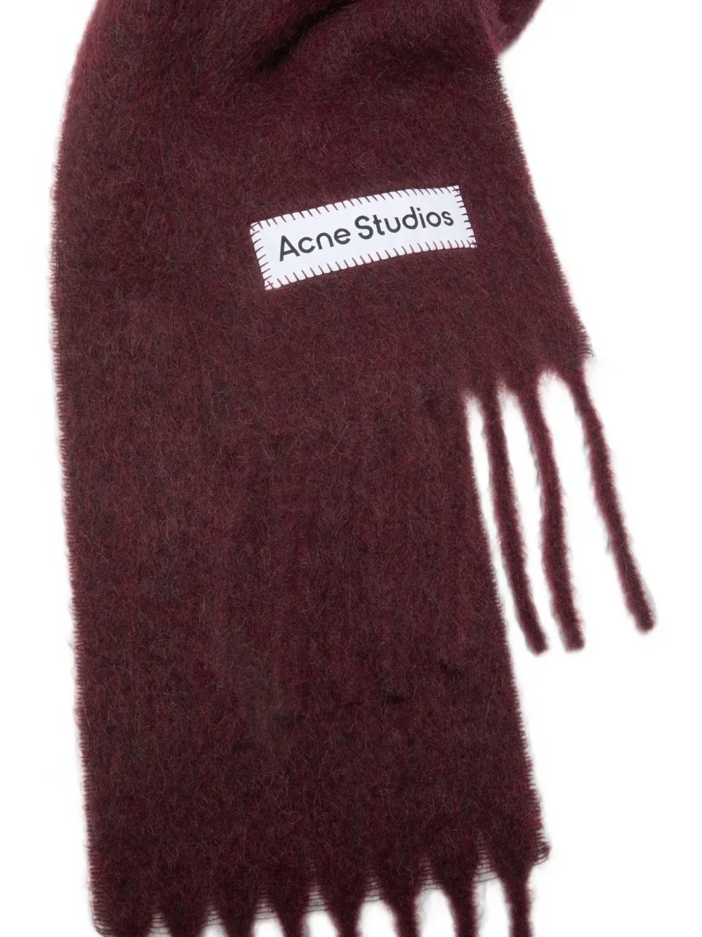 Acne Studios Mohair sjaal Rood