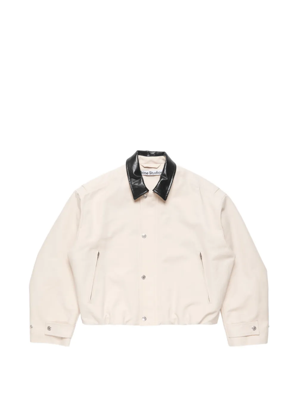 Acne Studios Bomber con colletto in pelle - Toni neutri