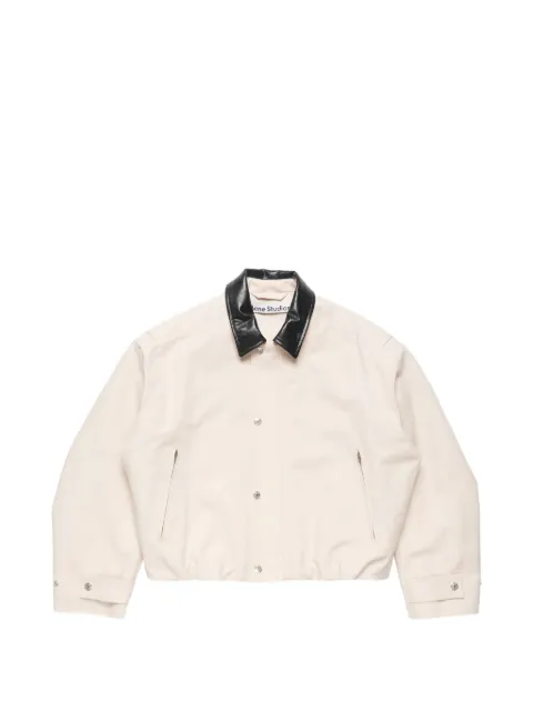 Acne Studios bomber jacket with leather collar