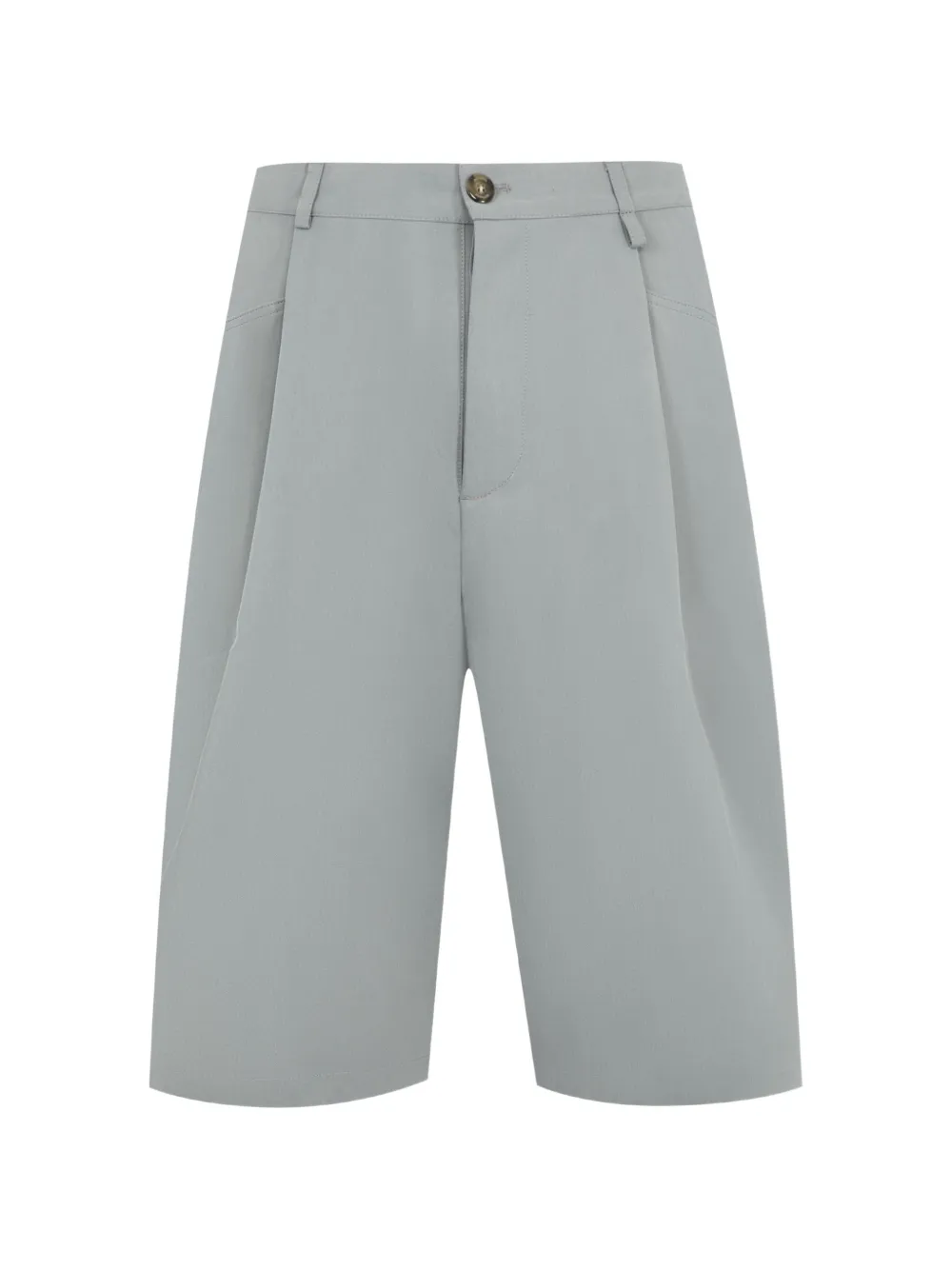 Willy Chavarria Chilango pleated shorts - Grey