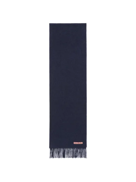 Acne Studios fringe wool scarf - skinny