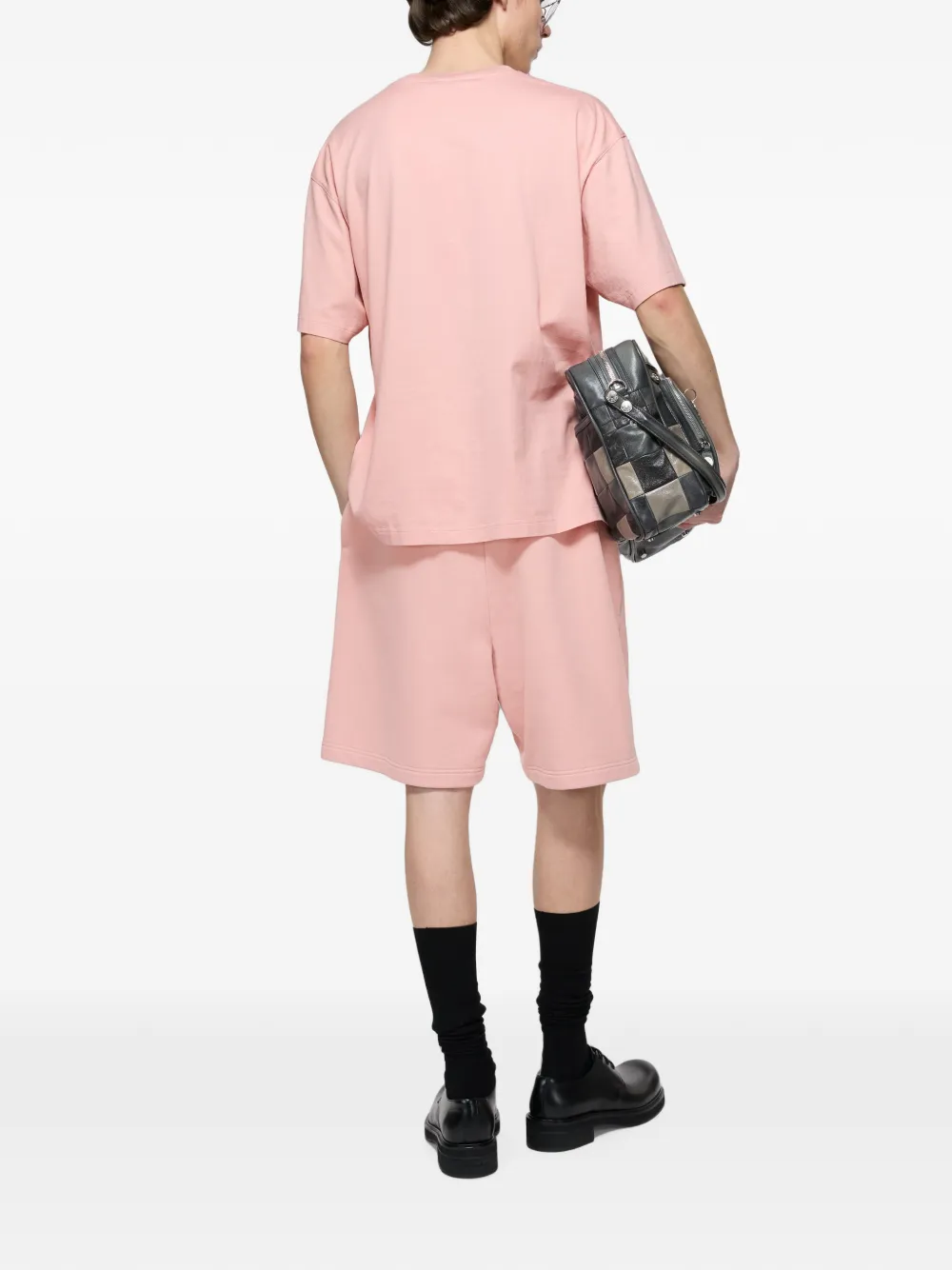 Acne Studios Jersey T-shirt met logo Roze